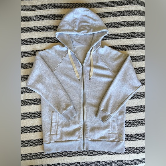 Vuori Restore Oversize Zip-Up Hoodie, Light Gray - M - Picture 4 of 14